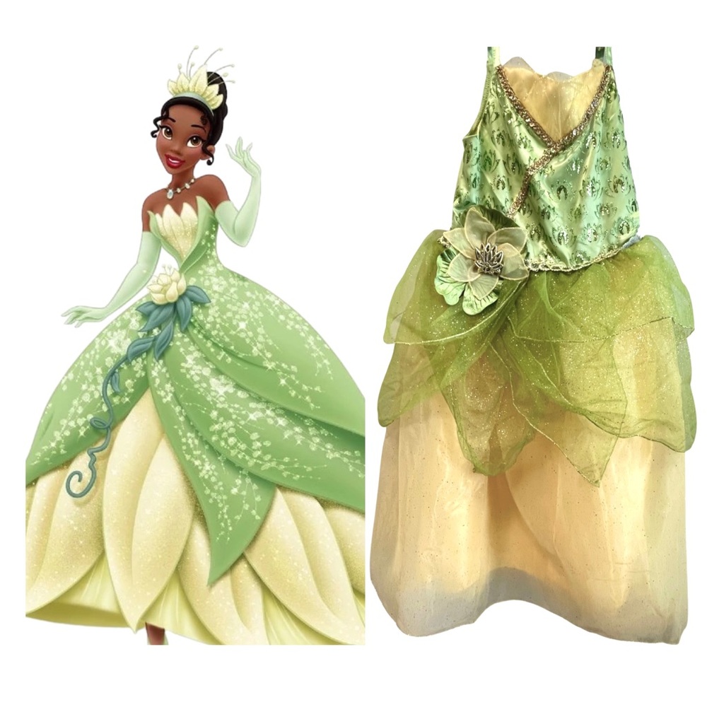 Tiana Disney Princess Gown / Castle Collection Dress / Princess and the Frog